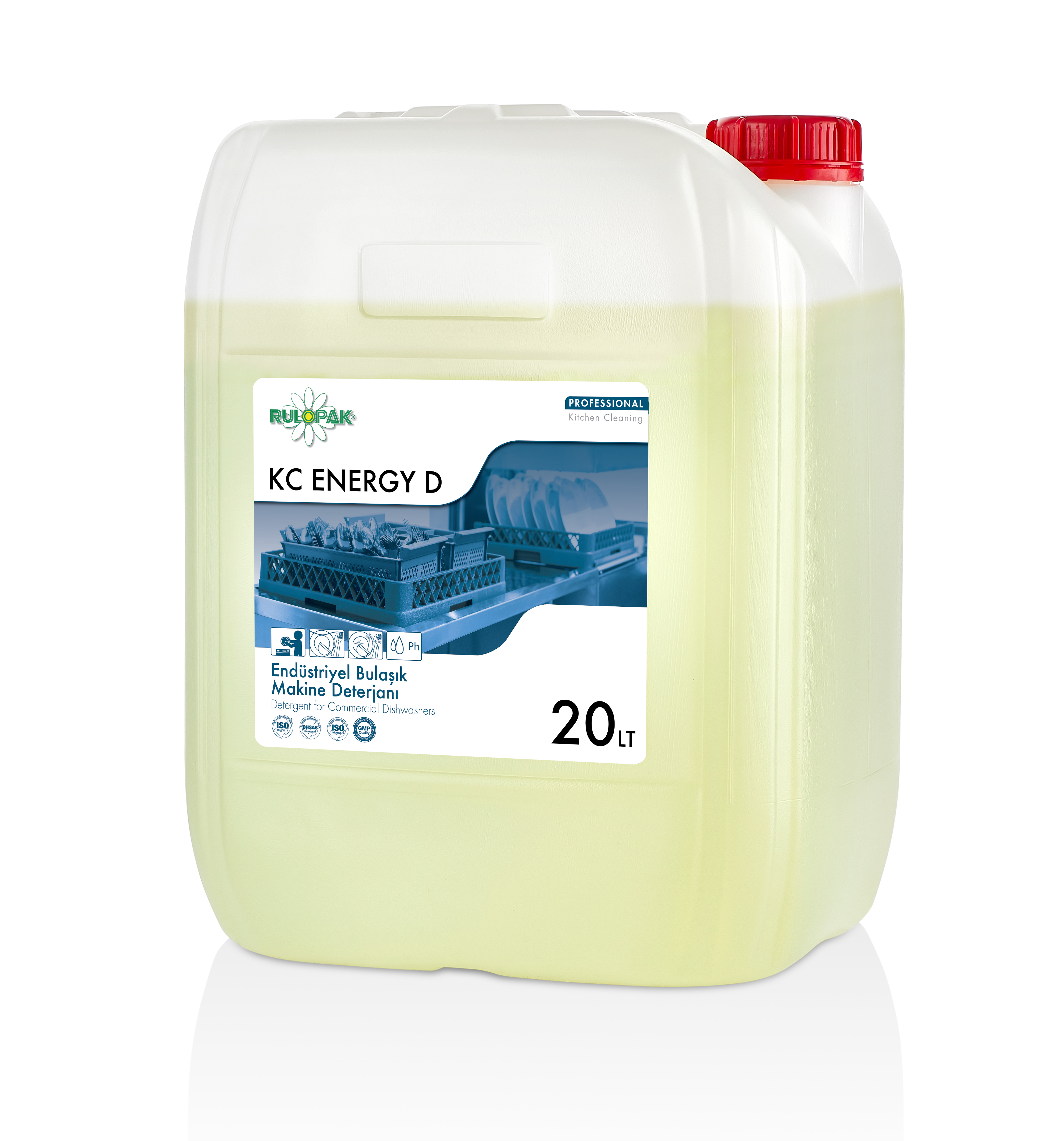 RULOPAK END&Uuml;STRİYEL BULAŞIK MAKİNE DETERJANI 20 KG