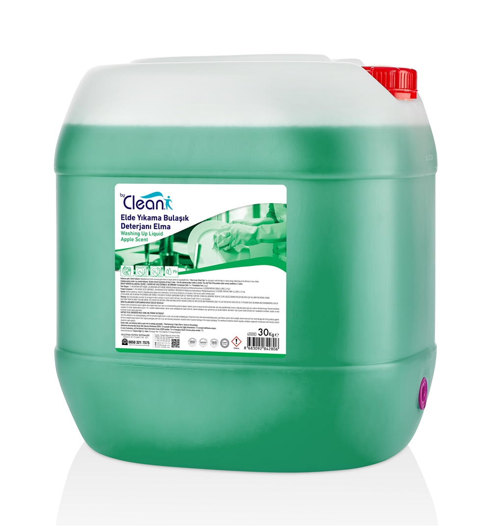RULOPAK BY CLEAN ELDE YIKAMA BULAŞIK DETERJANI ELMA 30 KG