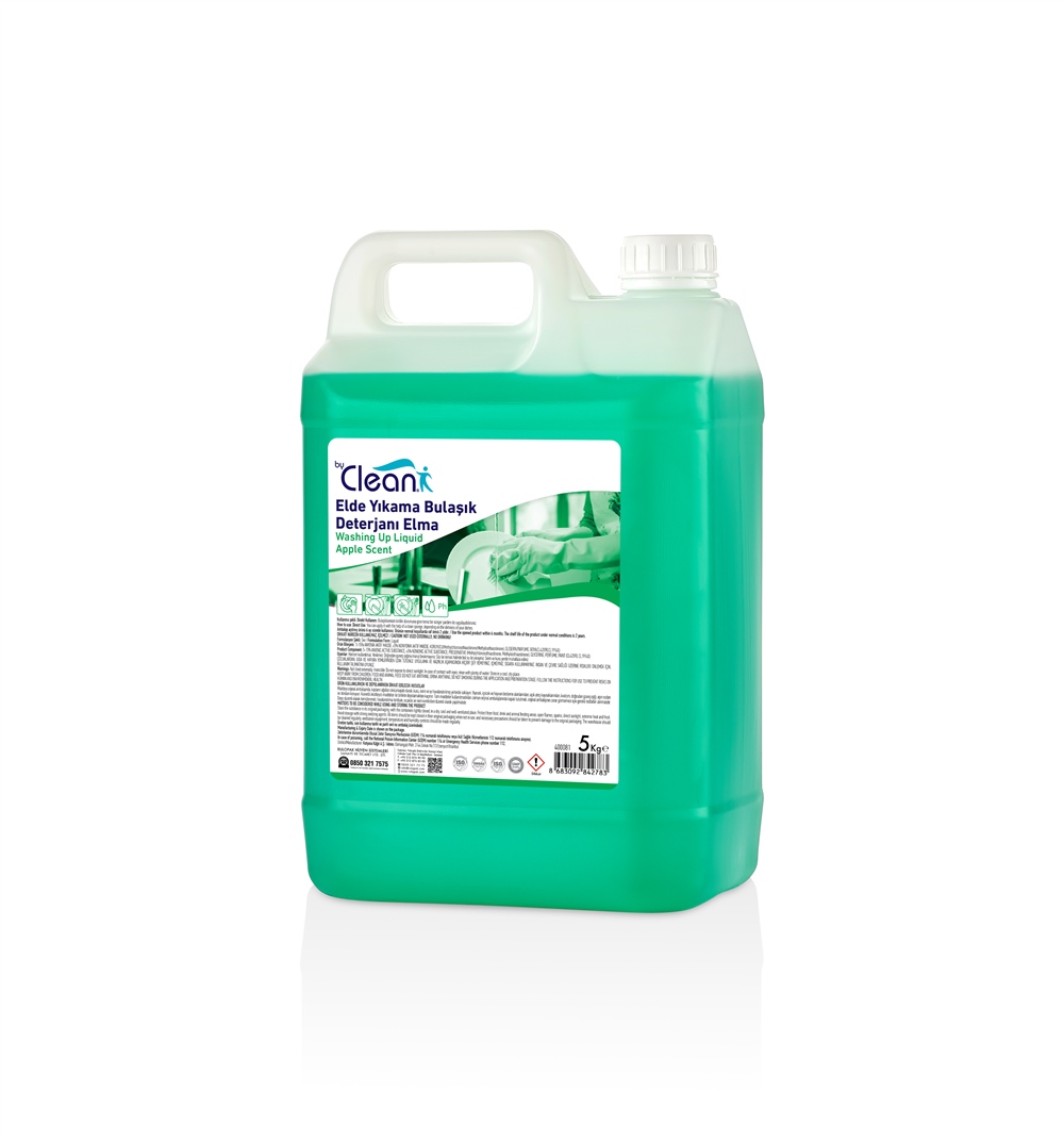 RULOPAK BY CLEAN ELDE YIKAMA BULAŞIK DETERJANI ELMA 5 KG