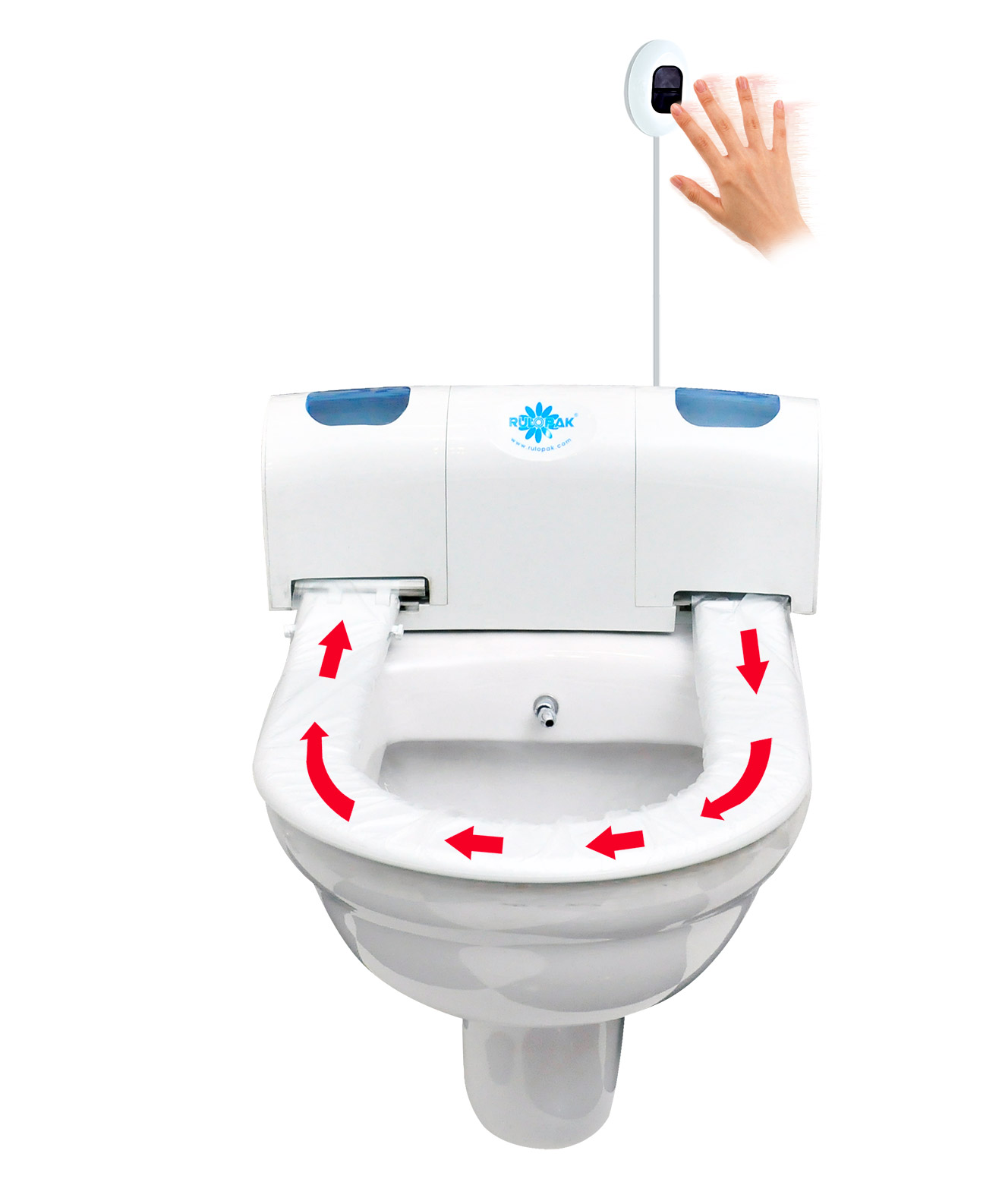 RULOPAK SENS&Ouml;RL&Uuml; HİJYENİK KLOZET KAPAĞI