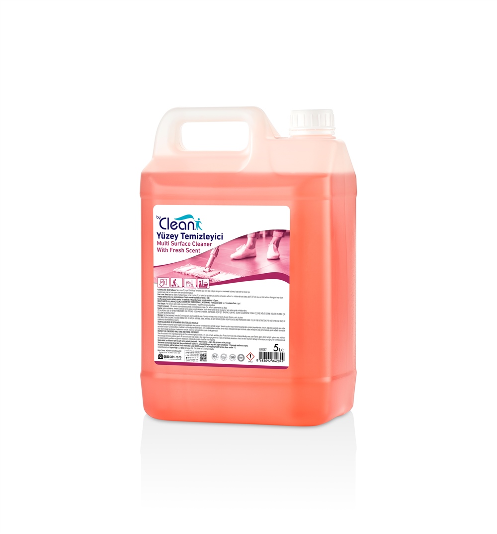 RULOPAK BY CLEAN Y&Uuml;ZEY TEMİZLEYİCİ 5 L FRESH PARF&Uuml;ML&Uuml;