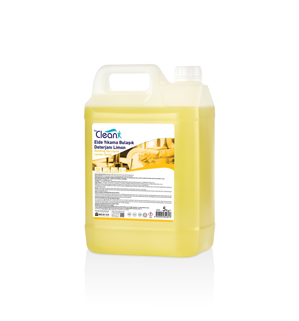 RULOPAK BY CLEAN ELDE YIKAMA BULAŞIK DETERJANI LİMON 5 KG