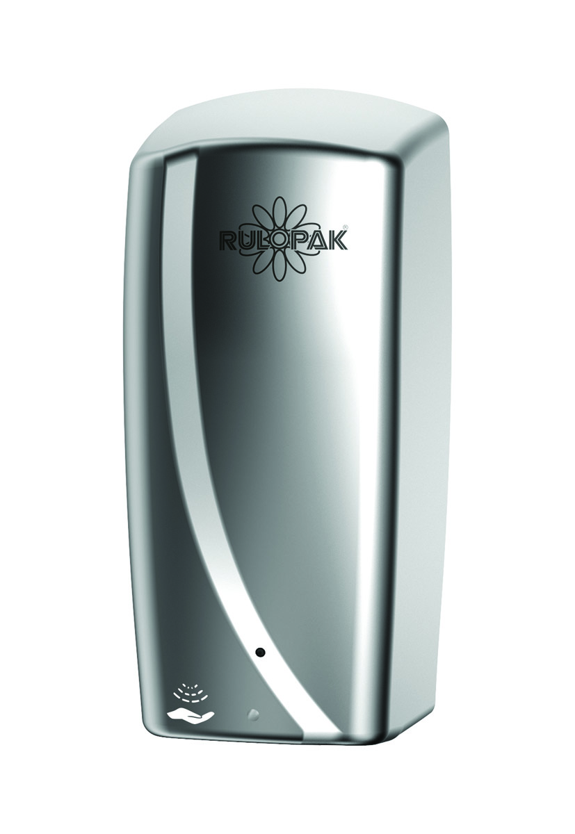 RULOPAK REKLAMLI K&Ouml;P&Uuml;K SABUN DİSPENSERİ (SİYAH)