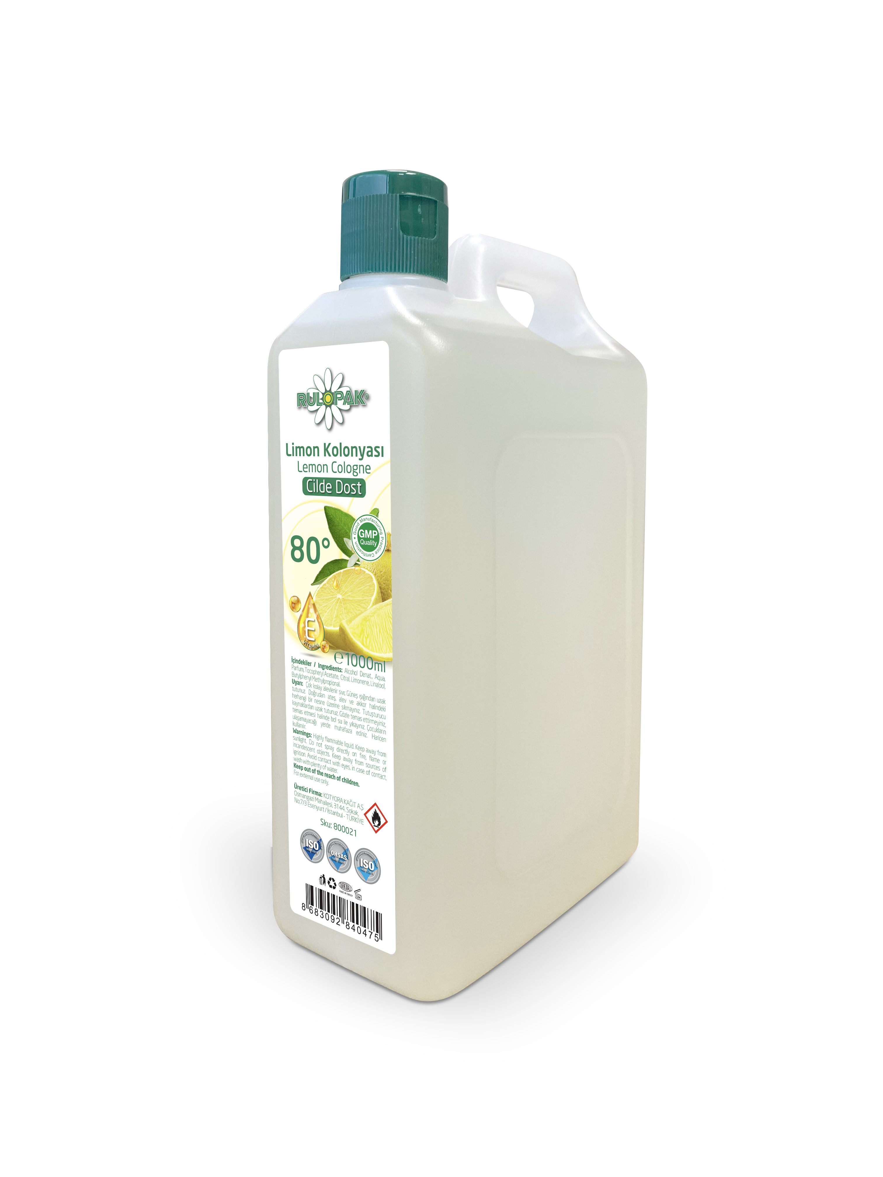 RULOPAK ELDE YIKAMA BULAŞIK DETERJANI LİMON 20 KG