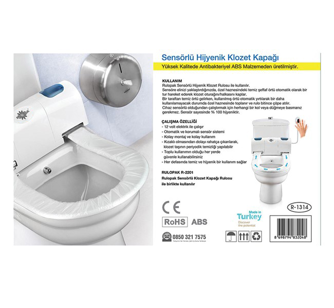 RULOPAK MANUEL HİJYENİK KLOZET KAPAĞI