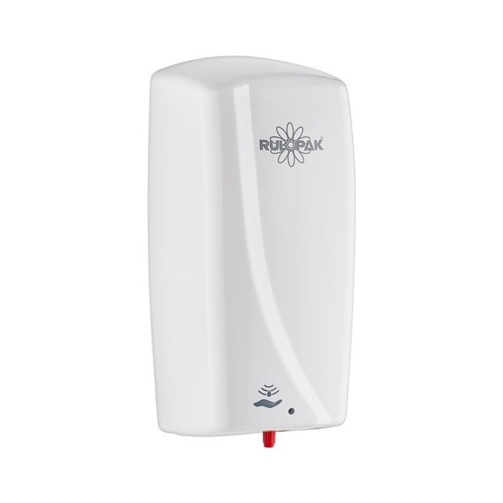 RULOPAK REKLAMLI K&Ouml;P&Uuml;K SABUN DİSPENSERİ (SİYAH)