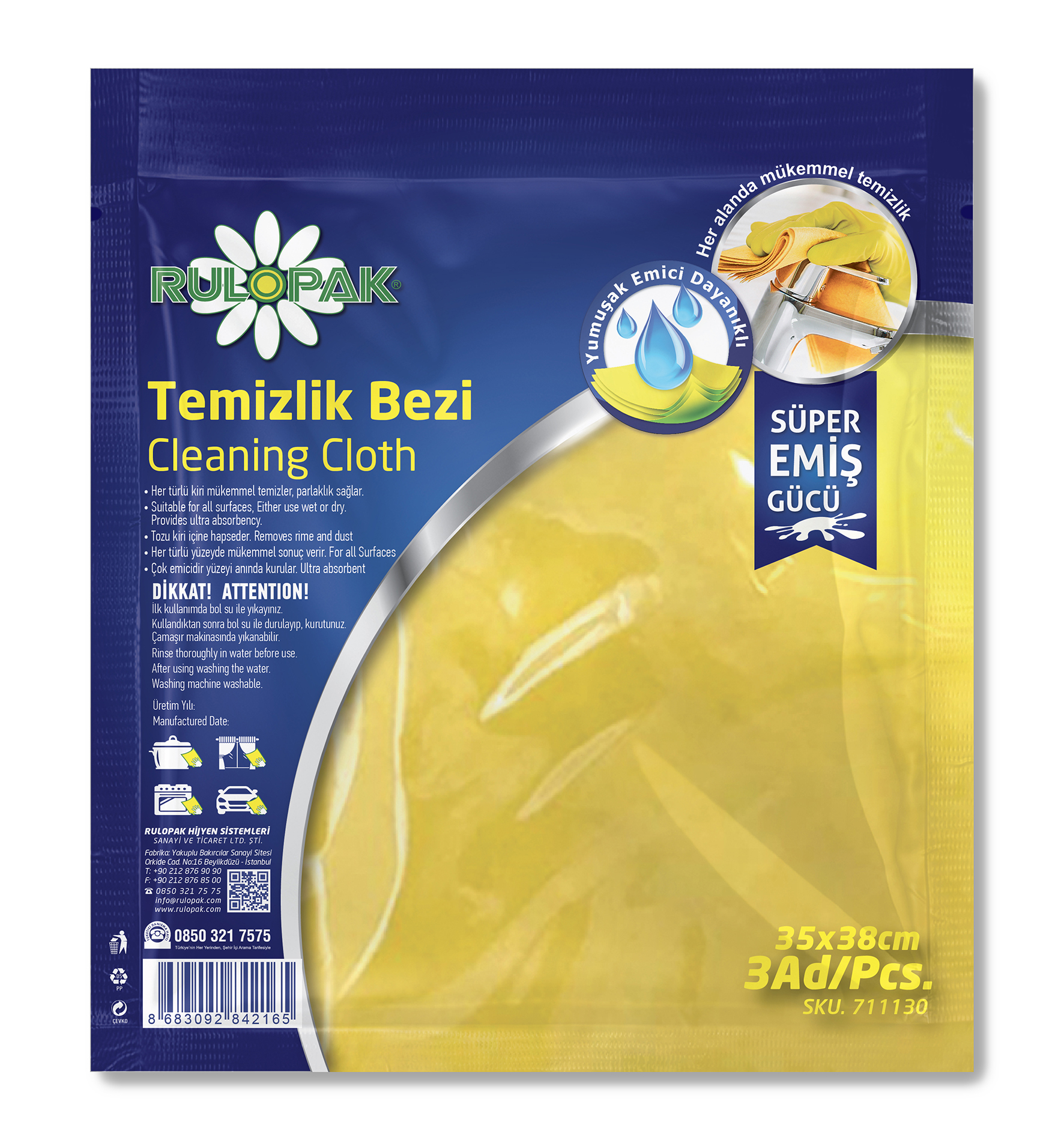 RULOPAK BY CLEAN 21 CM HAREKETLİ HAVLU K-3,5